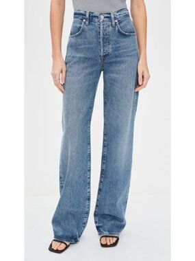 NWT Citizens of Humanity Annina in Jete Rigid Relaxed Trouser Jeans 28